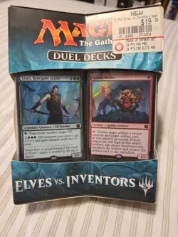 MTG Magic Duel Deck Elves vs Inventors Sealed Foil Ezuri Goblin Welder SeePics 1 - Image 1