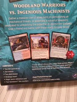MTG Magic Duel Deck Elves vs Inventors Sealed Foil Ezuri Goblin Welder SeePics 1 - Image 4