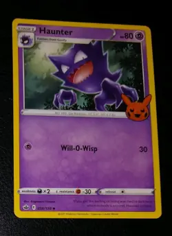 (3 Cards) Pokemon TCG Trick Or Trade 2022 Gastly, Haunter, And Gengar - Image 3
