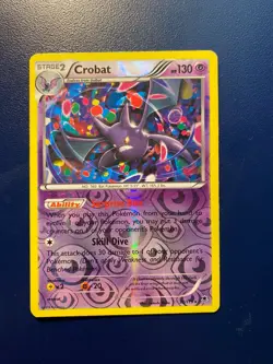 2014 Crobat 33/119 Phantom Forces Reverse Holo Pokemon Card - Image 1