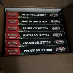 Pokemon TCG Prismatic Evolutions Poster Collection Box New Sealed case of 6 - Image 3