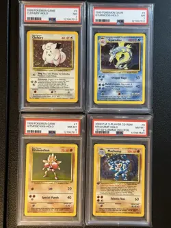 COMPLETE Unlimited Pokemon Base Master Set ALL HOLO GRADED PSA 6 7 8 9 +BONUS - Image 5