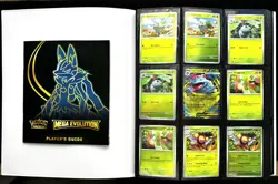 Pokemon TCG Mega Evolution 99% Complete Base Master Set w/Binder - Image 1