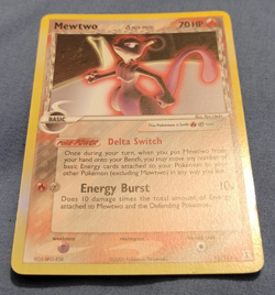 Mewtwo Delta Species 12/113 Holo Rare EX Delta Species Pokemon HP - Image 2