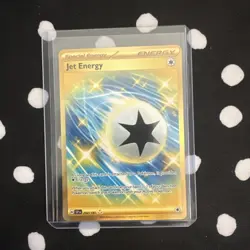 Pokemon Pokemon TCG Jet Energy 252/191 Sv08: Surging Sparks Gold Hyper Rare Holo - Image 1