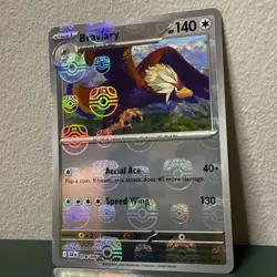 Braviary (Master Ball Pattern) 078/086 Uncommon SV: Black Bolt Pokemon TCG NM - Image 2