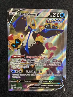 Pokemon TCG SWSH05: Battle Styles #146/163 Empoleon V (Alternate Full Art) NM - Image 1