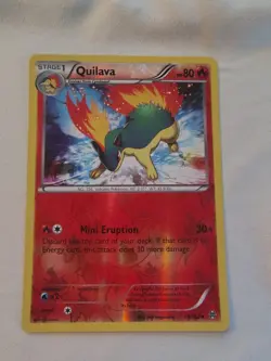 Quilava Reverse Holo 19/162 XY Breakthrough 2015 Pokemon TCG NM - Image 1