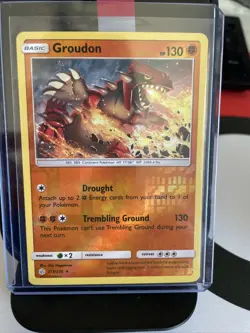 Pokemon TCG Groudon - Cosmic Eclipse 113/236 - Reverse Holo Rare Pack Fresh - Image 1