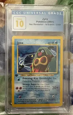 2001 Pokemon Neo Revelation 1st Edition Jynx #31 PSA 10 Gem Mint - Image 1