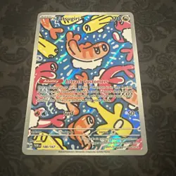 Pokemon TCG Illustration Rare Tatsugiri #186/167 Twilight Masquerade - Image 1