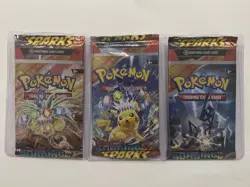 Pokemon Surging Sparks Miscut Packaging Single Sleeve Booster Pack New Sealed - Image 1