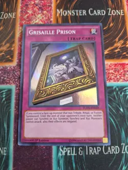 Yu-Gi-Oh! Grisaille Prison Fusion Enforcers FUEN-EN059 Super Rare 1st Edition NM - Image 1