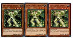 Yugioh- 3X Gem-Knight Emerald - Rare - Unlimited - PHSW-EN096 - Near Mint - Image 1