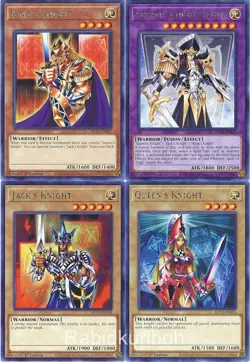 Yugioh Arcana Knight Joker Set - King's Queen's Jack's Knight - Image 1