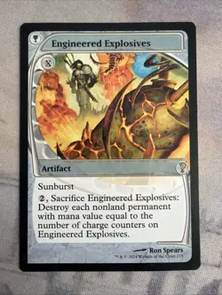 1x Engineered Explosives- NM- (Future Sight) Mystery Booster 2- Mtg Magic Card - Image 1