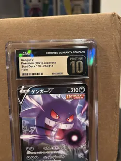 CGC 10 PRISTINE Gengar V 253/414 Start Deck 100 2021 Pokemon Card - Image 2