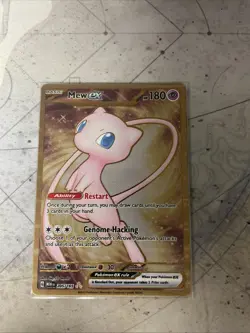 Pokemon TCG Mew EX 151 Gold Metal Promo Card 205/165 Ultra Rare - Image 1