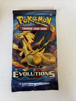🔥Pokemon TCG Charizard Art XY Evolutions 10 Card BOOSTER PACK NEW Sealed X1 🔥 - Image 1