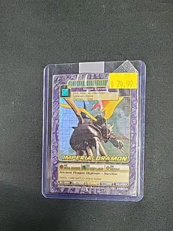Digimon Imperialdramon DW-03 HOLO Promo Card Factory Sealed - Image 1