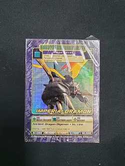 Digimon Imperialdramon DW-03 HOLO Promo Card Factory Sealed - Image 2