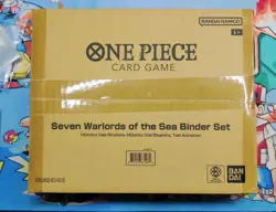 One Piece Card Game Seven Warlords of the Sea Binder Set English NEW & SEALED - Image 1