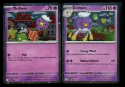 Drifloon 005 Drifblim 006 Black Star Promo 2025 Mega Evolution Pokemon Card TCG - Image 1