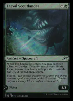 Larval Scoutlander Foil Edge of Eternities MTG NM - Image 1