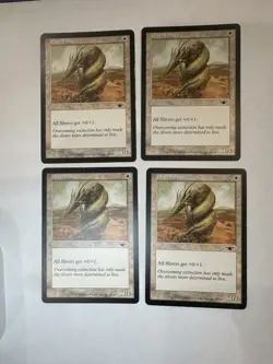 4x Plated Sliver Legions Regular MTG Magic The Gathering - Image 1