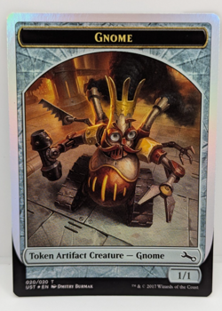 Gnome Token Unstable Foil NM MTG - Image 1