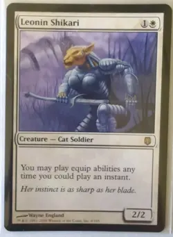 MtG - Darksteel Leonin Shikari - Magic the Gathering Rare - Image 1