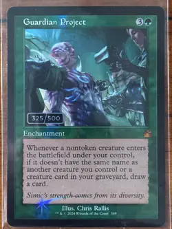 Guardian Project (Retro Frame) (Serial Numbered 325/500) Ravnica Remastered Foil - Image 1