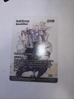 Magic the Gathering RARE Cecil Harvey Final Fantasy Regular Rare - Image 1