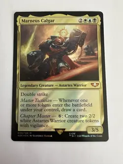 BRAND NEW Marneus Calgar (Surge Foil) | Universes Beyond: Warhammer 40000 MTG - Image 1