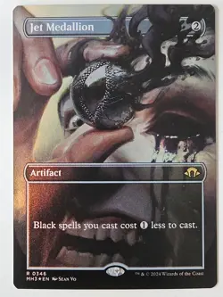 Jet Medallion - (Borderless Foil) - Modern Horizons 3 (346) - NM - Image 1