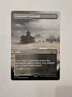 Concealed Courtyard - Showcase - Outlaws of Thunder Junction - Near Mint - MTG - Image 1