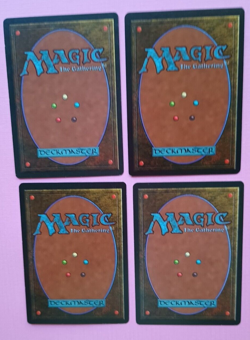 Magic the Gathering MTG The Dark PEOPLE OF THE WOODS X 4 VLP/EX U 1994! - Image 3