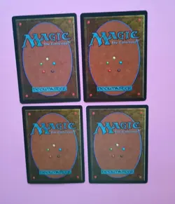 Magic the Gathering MTG The Dark PEOPLE OF THE WOODS X 4 VLP/EX U 1994! - Image 4