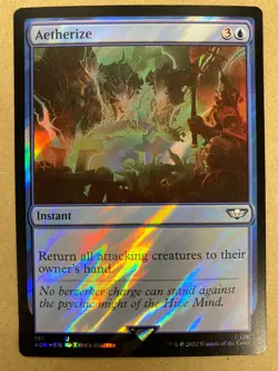 MTG 1x SURGE FOIL Aetherize Commander Warhammer 40K Magic the Gathering x1 NM - Image 1
