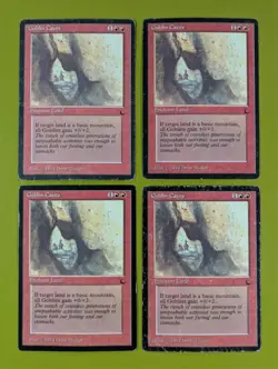 Goblin Caves x4 The Dark 4x Playset Magic the Gathering MTG - Image 1