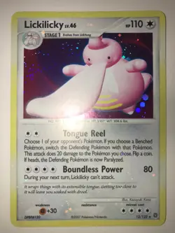 Pokemon Diamond & Pearl Secret Wonders Lickilicky HOLO BLEED 12/132 Holo Rare LP - Image 1