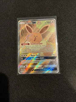 Pokemon TCG Eevee GX SM233 Full Art Promo - LP - Image 1