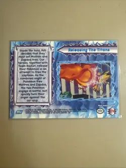 Pokemon - Topps - Releasing the Titans 39 - Pokemon 2000 Movie Edition Moltres - Image 2