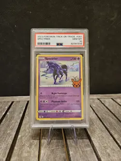 2023 Spectrier Pokemon Trick or Trade PSA 10 Gem Mint - Image 1