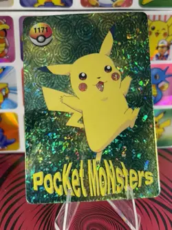 Pokemon Sticker Rare Vintage Vending Machine Holo prism Nintendo 2000 Bandai - Image 3