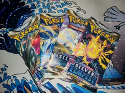 Silver Tempest Booster Packs x4 Full Art Set Sword & Shield Pokemon TCG - Image 1