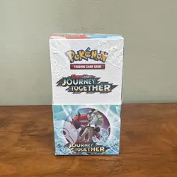 Pokemon Journey Together Half Booster Box 18 Sealed ( Damaged ) - Image 1