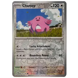 Chansey 133/167 Sv06: Twilight Masquerade Pokemon TCG (REVERSE HOLO, NM) - Image 1