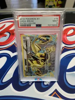 Pokemon 2016 XY Lugia Break Fates Collide Psa 9 🔥 # 79 🔥 - Image 2