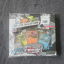 6 x Pokemon TCG Black Bolt and White Flare Poster Collection Packs Sealed - Image 1